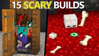 Creating SCARY HORROR World in Minecraft | 15+ Build Hacks