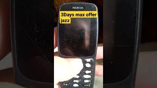 How to subscribe 3 days msx offer jazz!3days max offer code #price #shots #call #internet #viral