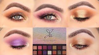 5 LOOKS 1 PALETTE| FIVE EYE LOOKS WITH THE JACKIE AINA PALETTE BY ANASTASIA (ABH) | PATTY