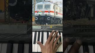 WAP-7 engine horn on casio piano #viral #trainhorns #viralvideos #indiantrains #viralshorts