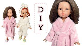 Bathrobe for a doll in a sauna. Pattern PDF and how to sew for Paola Reina with your own hands