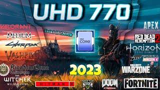 Intel UHD 770 in 30 GAMES (i5-13600K)  | (2022-2023)