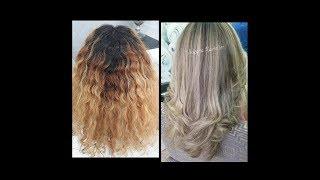 CORREÇÃO DE COR / COMO CORRIGIR UM CABELO LARANJA