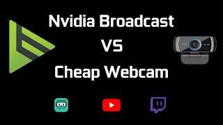 Nvidia Broadcast Green screen and a CHEAP WEBCAM