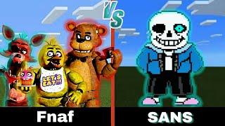 Five Nights at Freddy's vs. Sans | Minecraft (GAME BATTLE!)