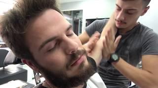 TURKISH BARBER HEAD MASSAGE~FACE MASSAGE~BODY MASSAGE • ASMR  309