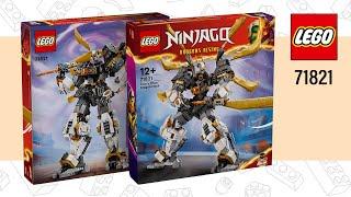 LEGO® NINJAGO Cole’s Titan Dragon Mech (71821)[1055 pcs] Speed Build @TopBrickBuilderLite