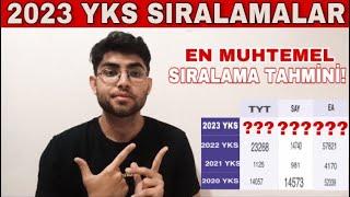 EN MUHTEMEL YKS SIRALAMA TAHMİNLERİ /HANGİ YILA BENZER? #yks #2023tayfa #sıralama