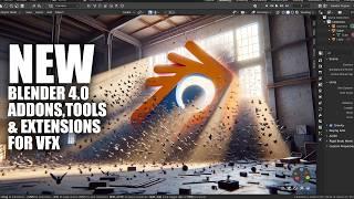 New blender 4 0 vfx tools addons and extensions