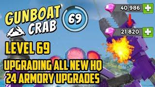 Upgrading all new Armory and Landing Craft Upgrades with Diamonds and Crab Loot | Boom Beach