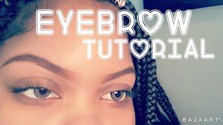 Eyebrow Tutorial Beginner friendly ‼️| DestinyLanay