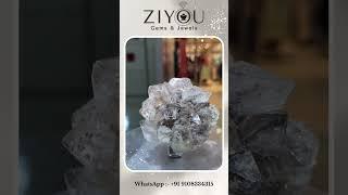 Natural Clear Quartz with Smoky quartz Cluster in Bangalore by Ziyou Gems & Jewels ziyou.in #crystal