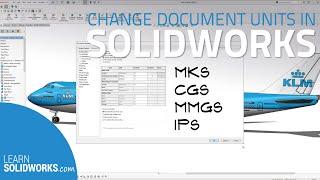 How to Change the Document Units in SOLIDWORKS? (in just a few clicks!)