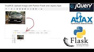 TinyMCE Upload Image with Python Flask and Jquery Ajax