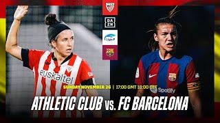 Athletic Club vs. Barcelona | Liga F 2023-24 Matchday 10 Full Match