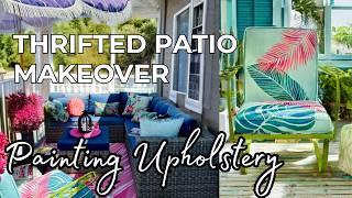 PORCH MAKEOVER / Patio Decorating Ideas / Thrifted Decor