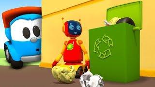 Leo the truck & a garbage truck: A garbage truck cartoon for kids