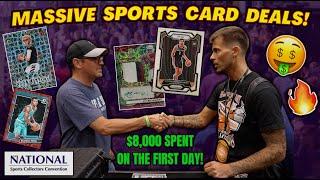 *DAY 1 OF THE NATIONAL SPORTS CARD SHOW! - OVER $8,000 IN DEALS!