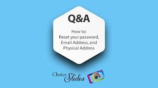 Q&A - Choice Slides