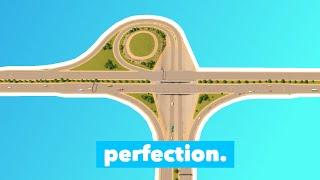 The PERFECT vanilla trumpet interchange in Cities: Skylines