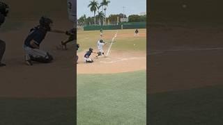 Keeping the line moving! Angelo Rivas stays hot with a single with a simple approach