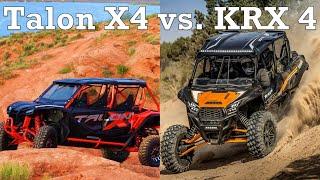 Kawasaki KRX 4 vs. Honda Talon x4 - Which UTV is Right for You?