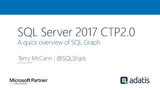 SQL Server 2017 - An introduction to SQL Graph