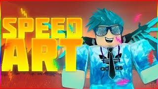 SPEED ART ДЛЯ VLADUHAD9 (Roblox Studio, Blender, and Adobe Photoshop)