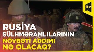 Aksiya iştirakçıları sülhməramlıların qarşısında Sarı Gəlin mahnısı ifa etdilər