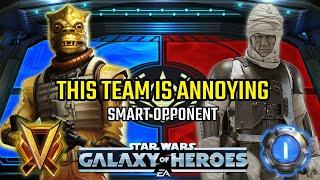 This Team Is Annoying! High IQ Opponent - Kyber 1 Grand Arena | SWGOH