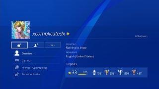 xcomplicatedx | (Bias) PSN User Trophy Review