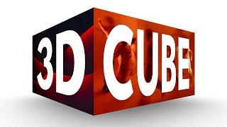 Make a 3D Cube Slider Effects with Text in WordPress/Elementor | Creative Animated Image Carousel