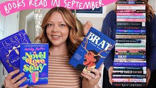 september was a mess | the 25 books I read