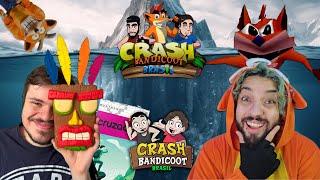 GABS E PUMA REAGINDO AO CÔMICO ICEBERG DO CRASH BANDICOOT BRASIL (@Ajoota98)