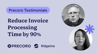 Precoro Review: How Ridgeline Discovery Reduced Invoice Processing Time by 90% in a Month