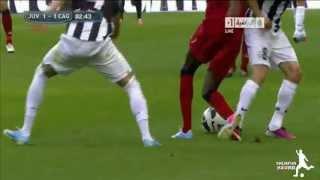 Buffon Reaction To ibarbo skill juventus vs cagliari 1-1 . 11-5-2013