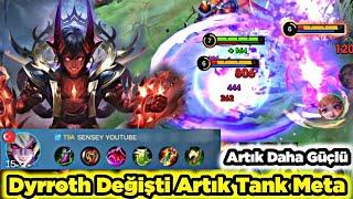 Yeni Güncelleme İle Dyrroth Değişti Artık Tank Kasıyoruz Oyunun Sonunda da Çok Güçlü Mobile Legends