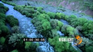 HD Aerial footage of israel: Jordan River