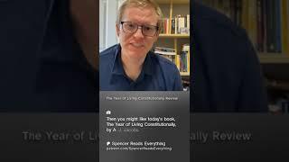 The Year of Living Constitutionally Short #mustreadbooks #booktube #history #constitutionallaw