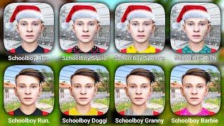 Schoolboy Runaway All New Mods | Rich Schoolboy | Barbie Granny | Barbie School | Sponge | SquidGame