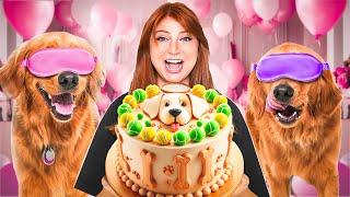 I Built My DOGS Their DREAM Birthday Party! 