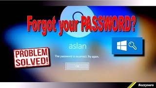 How to reset or clear forgotten Windows 10 password | Ozzysero