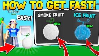 BEST WAY TO GET *SMOKE & ICE* DEVIL FRUITS IN ANIME FIGHTING SIMULATOR! Roblox