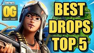 Fortnite TOP 5 Best Landing Spots (OG Chapter 1 Season 1)