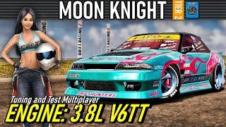 CarX Drift Racing 2 - MOON KNIGHT - 3.8L V6TT Tuning and Test Multiplayer