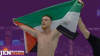 Irish MMA Fighter Paddy McCorry BEATS Israeli Shuki Farage, Yells Free Palestine In WIN For Humanity