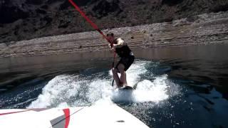 How not to do a deck start with a 4-year-old on the surfboard