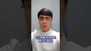 TELEGRAMGA KOD KELMASA NIMA QILISH KERAK? // SINDORUZ