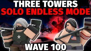 Solo Endless Mode Waves 1-100 On New Map [Anchor] | Tower Defense X