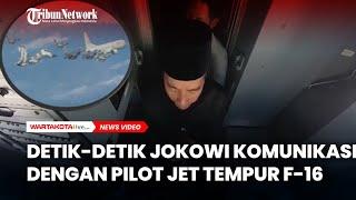 Detik-detik Jokowi Dikawal 8 Pesawat Tempur Saat Pulang ke Solo, Kasih Arahan di Kokpit